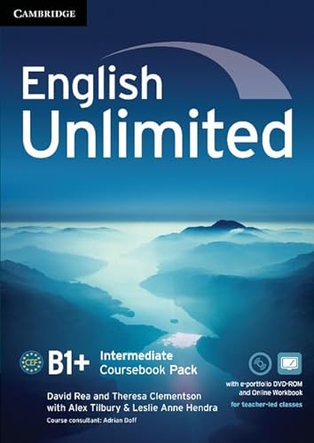 9781107680814: English Unlimited Intermediate Coursebook with e-Portfolio and Online Workbook Pack - 9781107680814 (CAMBRIDGE)