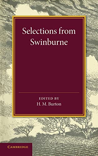 Stock image for Selections from Swinburne for sale by Ria Christie Collections