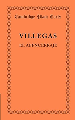 9781107681712: El abencerraje: La historia de abindarraez y la hermosa Jarifa (Cambridge Plain Texts) (Spanish Edition)