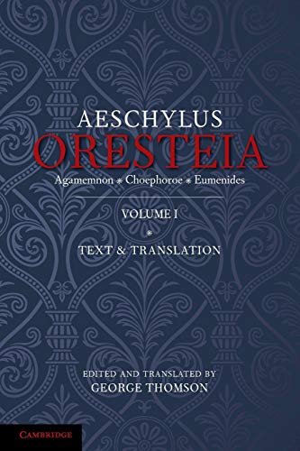 Imagen de archivo de The Oresteia of Aeschylus: Volume 1 a la venta por Revaluation Books