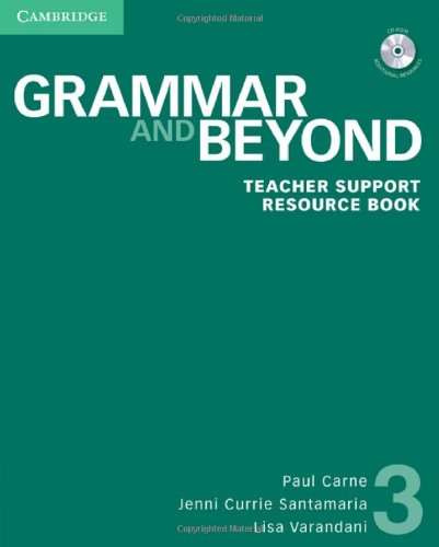 Imagen de archivo de Grammar and Beyond Level 3 Teacher Support Resource Book with CD-ROM a la venta por HPB-Red