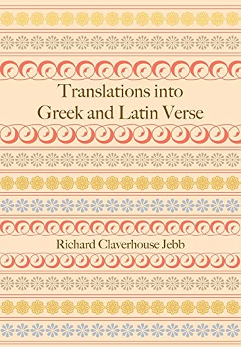 9781107686526: Translations into Greek and Latin Verse