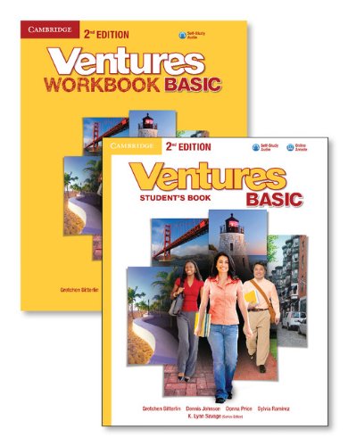 Stock image for Ventures Basic Literacy Value Pack (Student's Book with Audio CD and Workbook with Audio CD) for sale by HPB-Red