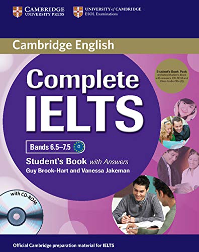 Complete IELTS Bands 6.5-7.5 Student's Pack (Student's Book with Answers with CD-ROM and Class Audio CDs (2)) (9781107688636) by Brook-Hart, Guy; Jakeman, Vanessa