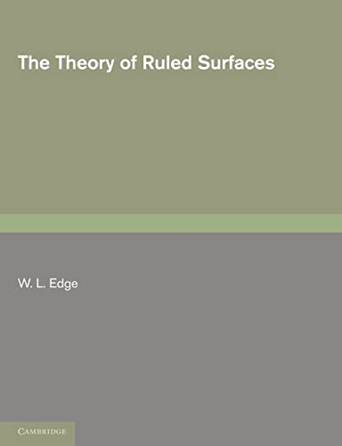 Beispielbild fr The Theory of Ruled Surfaces zum Verkauf von Chiron Media