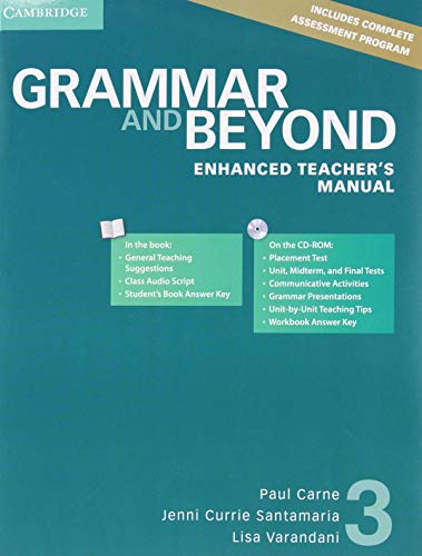 Stock image for Grammar and Beyond Level 3 Enhanced Teacher's Manual with CD-ROM for sale by BooksRun