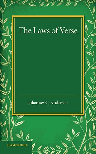 Imagen de archivo de The Laws of Verse a la venta por Ria Christie Collections