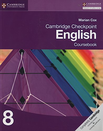 Beispielbild fr Cambridge Checkpoint English Coursebook 8 (Cambridge International Examinations) zum Verkauf von HPB-Emerald