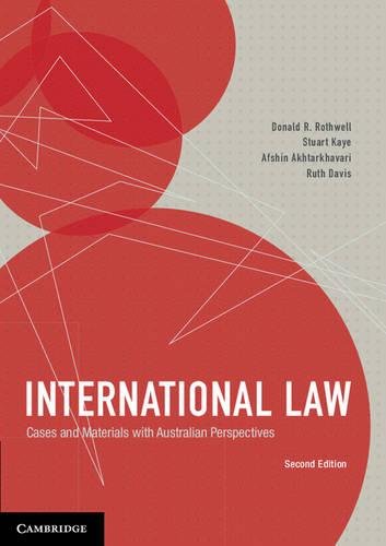 Imagen de archivo de International Law: Cases and Materials with Australian Perspectives a la venta por MusicMagpie