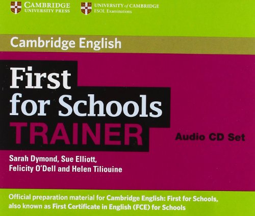 9781107692374: First for Schools Trainer Audio CDs (3)