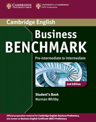 Beispielbild fr Business Benchmark Pre-Intermediate to Intermediate Business Preliminary Student's Book zum Verkauf von Blackwell's