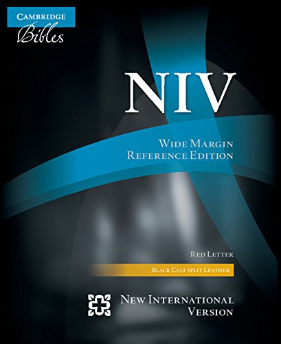 9781107694088: NIV Wide Margin Reference Bible, Black Calf Split Leather, Red-letter Text, NI744:XRM: New International Version, Black Calf Split Leather, Wide Margin Reference Edition: Red Letter