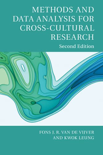 Stock image for Methods and Data Analysis for Cross-Cultural Research for sale by Revaluation Books