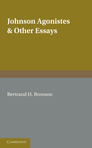 Johnson Agonistes and Other Essays (9781107695429) by Bronson, Bertrand H.