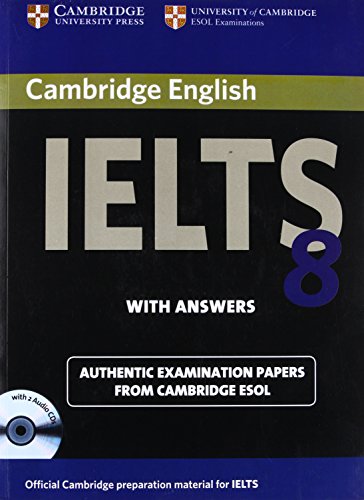 9781107695641: Cambridge Ielts 8 Book With Answers And Audio Cds (2)): Official Examination Papers From University Of Cambridge Esol Examinations [Paperback] [Jan 01, 2011]