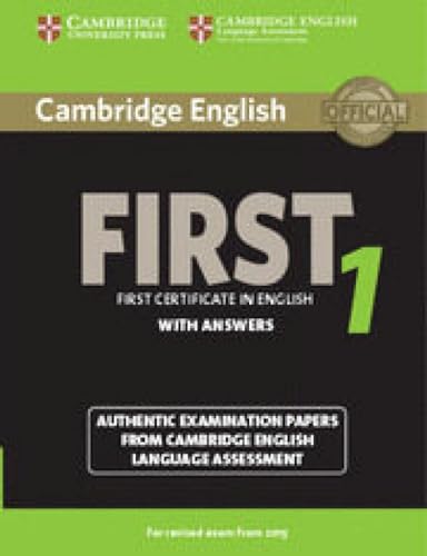 Stock image for Cambridge English First 1 for for sale by SecondSale