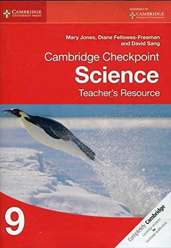 Beispielbild fr Cambridge Checkpoint Science Teacher's Resource 9 (Cambridge International Examinations) zum Verkauf von Studibuch