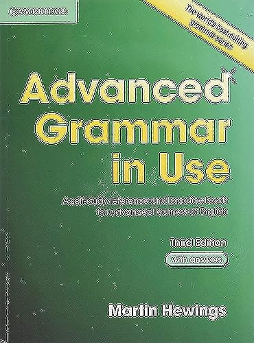 Stock image for Advanced Grammar in Use with Answers: A Self-Study Reference and Practice Book for Advanced Learners of English for sale by HPB-Red