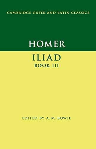 9781107698024: Homer: Iliad Book III: 3 (Cambridge Greek and Latin Classics)
