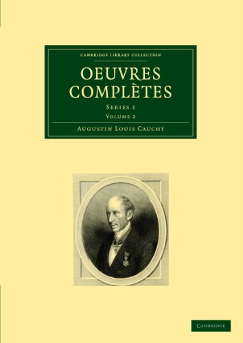 Stock image for Oeuvres Completes: Series 1 Volume 2 (Cambridge Library Collection - Mathematics) for sale by AwesomeBooks