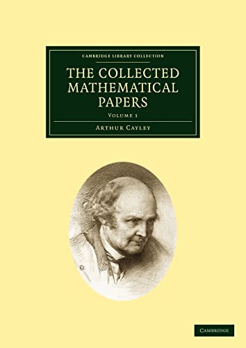 9781108004930: The Collected Mathematical Papers: Volume 1 Paperback (Cambridge Library Collection - Mathematics)