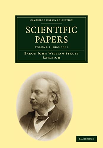 Beispielbild fr Scientific Papers: Volume 1: 1869-1881 (Cambridge Library Collection - Mathematics) zum Verkauf von AwesomeBooks