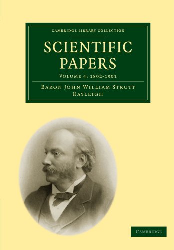 Beispielbild fr Scientific Papers: Volume 4: 1892-1901 (Cambridge Library Collection - Mathematics) zum Verkauf von AwesomeBooks