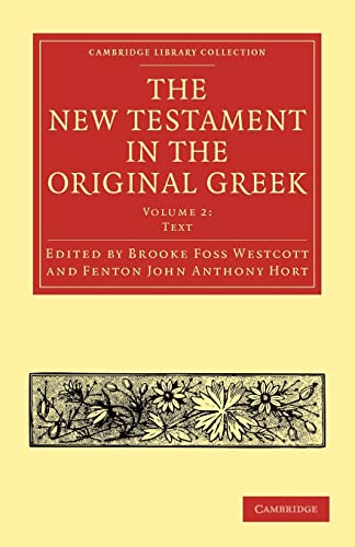 Beispielbild fr Text. The New Testament in the Original Greek zum Verkauf von Blackwell's