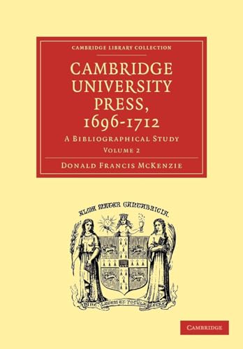 Stock image for Cambridge University Press 16961712 2 Volume Set Cambridge University Press, 16961712 A Bibliographical Study Vol 2 Volume 2 for sale by PBShop.store US