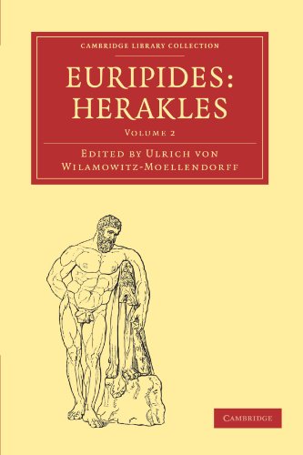 Imagen de archivo de Euripides, Herakles - Volume 2 (Cambridge Library Collection - Classics) a la venta por Revaluation Books