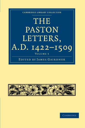Stock image for The Paston Letters, A.d. 1422-1509 Vol 1: Vol 1 for sale by Revaluation Books