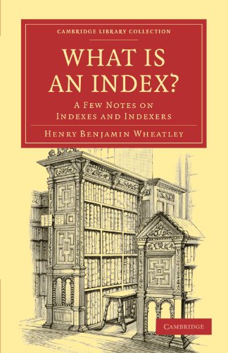 Beispielbild fr What is an Index? zum Verkauf von Ria Christie Collections