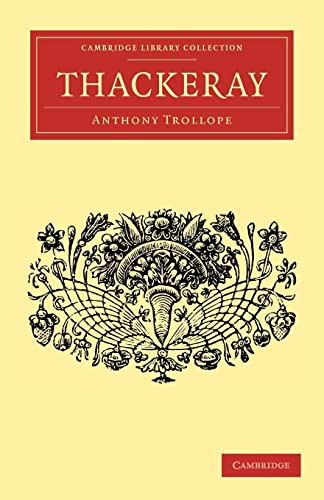 Beispielbild fr Thackeray zum Verkauf von Buchpark