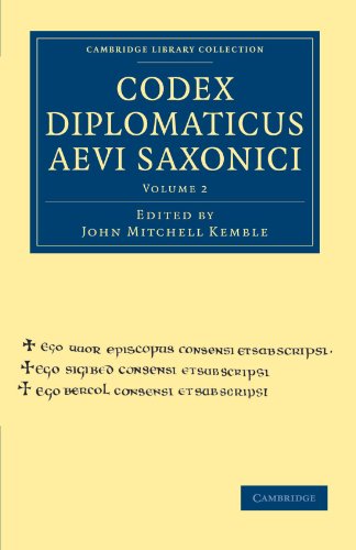 Codex Diplomaticus Aevi Saxonici: Volume 2