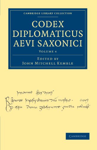 Stock image for Codex Diplomaticus Aevi Saxonici: Volume 4 for sale by Revaluation Books