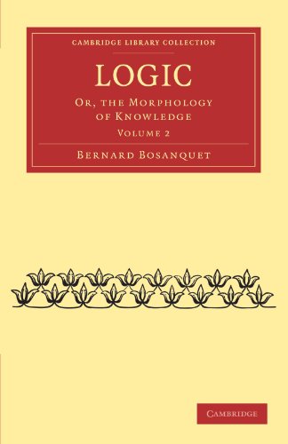 Imagen de archivo de Logic: Or, the Morphology of Knowledge Volume 2 (Cambridge Library Collection - Philosophy) a la venta por WorldofBooks