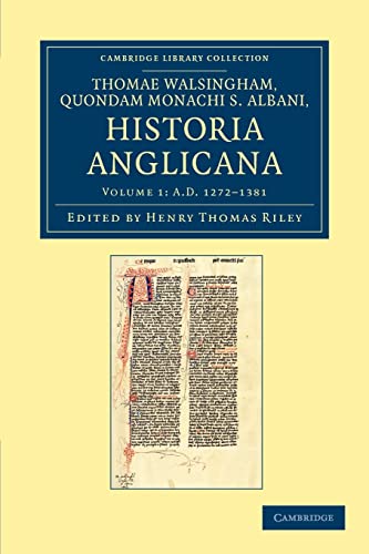 Stock image for Thomae Walsingham; Quondam Monachi S. Albani; Historia Anglicana for sale by Ria Christie Collections