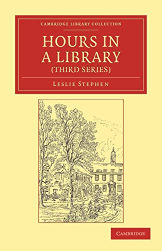 Hours in a Library (Third Series) - Leslie Stephen
