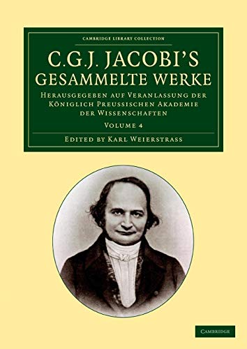 Beispielbild fr C. G. J. Jacobi's Gesammelte Werke - Volume 4 zum Verkauf von Buchpark