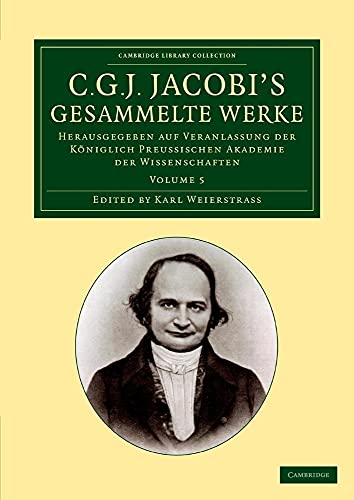 Beispielbild fr C. G. J. Jacobi's Gesammelte Werke - Volume 5 zum Verkauf von Buchpark