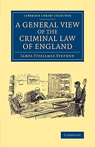 9781108060936: A General View of the Criminal Law of England