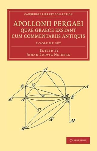 Apollonii Pergaei Quae Graece Exstant Cum Commentariis Antiquis 2 Volume Set (Hardcover) - Apollonius of Perga