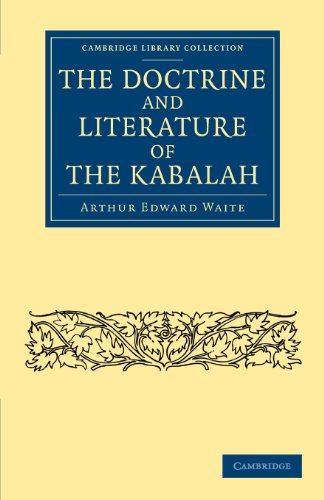 9781108061995: The Doctrine and Literature of the Kabalah