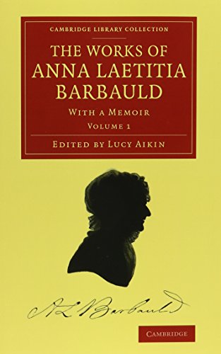 Beispielbild fr The Works of Anna Laetitia Barbauld 2 Volume Set zum Verkauf von Blackwell's