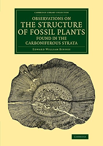 Stock image for Observations on the Structure of Fossil Plants Found in the Carboniferous Strata for sale by Revaluation Books