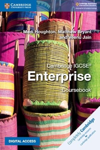 Stock image for Cambridge IGCSE® Enterprise Coursebook with Cambridge Elevate Edition (2 Years) (Cambridge International IGCSE) for sale by Y-Not-Books
