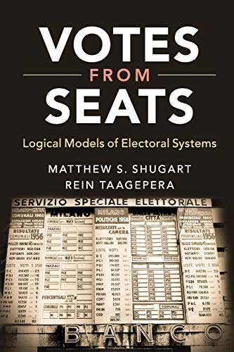 Imagen de archivo de Votes from Seats: Logical Models of Electoral Systems a la venta por Irish Booksellers