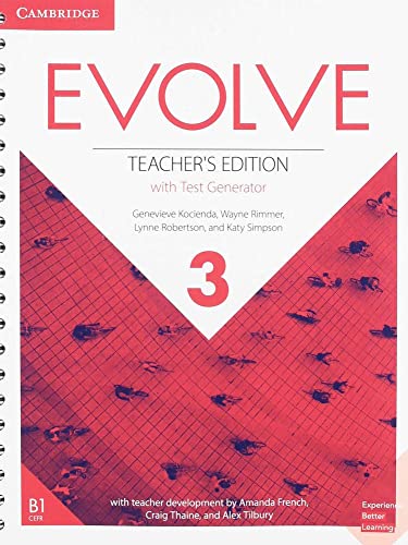 Imagen de archivo de Evolve Level 3 Teacher's Edition with Test Generator a la venta por Tall Stories BA