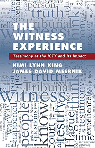 9781108416214: The Witness Experience: Testimony at the ICTY and Its Impact