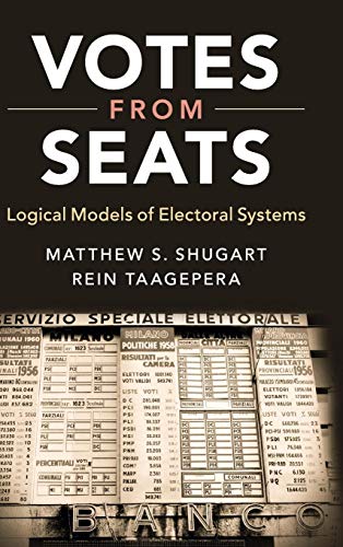 Imagen de archivo de Votes from Seats: Logical Models of Electoral Systems a la venta por Prior Books Ltd